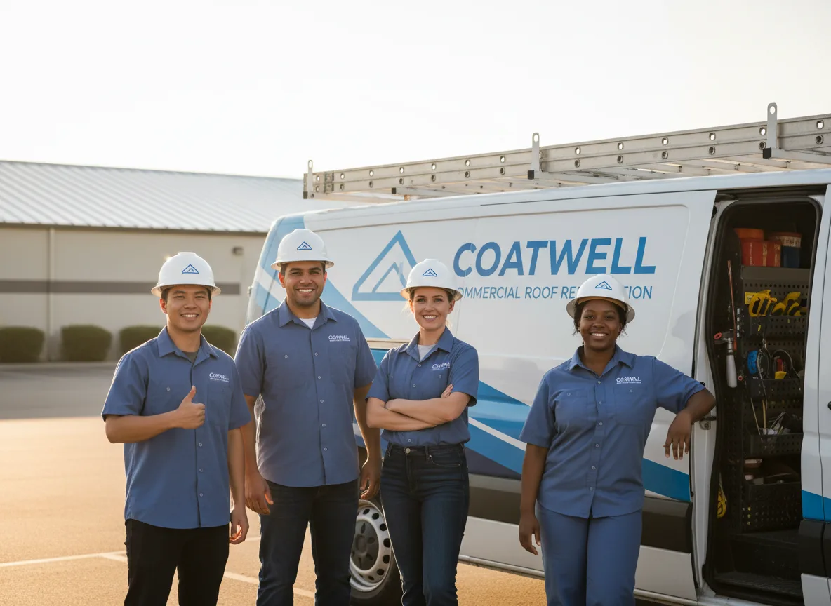 Commercial roof coating company in Bastian, VA